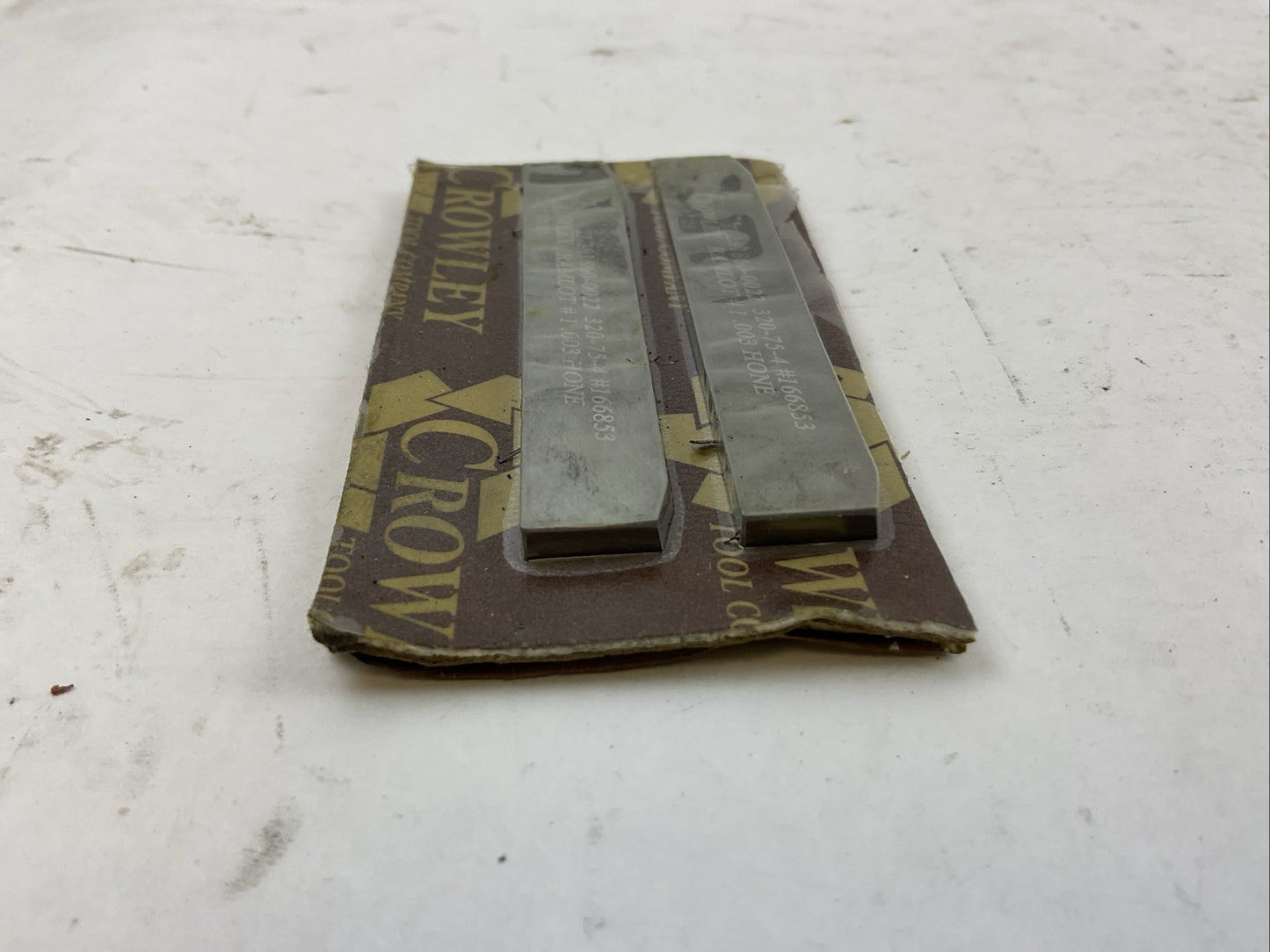 CROWLEY TL281860-0022 320-75-4 #166853 RAMLOT #1.003 HONE TOOL BLADE (LOT OF 2)
