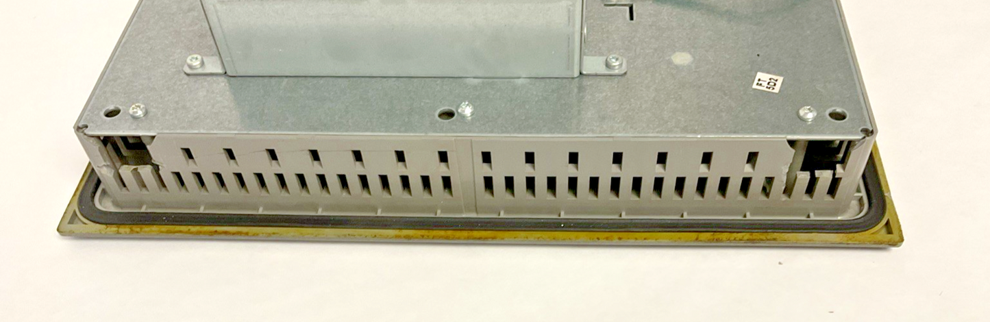SIEMENS 6AV6 643-0CD01-1AX1 10" TOUCH OPERATOR PANEL INTERFACE *BROKEN PLASTIC*