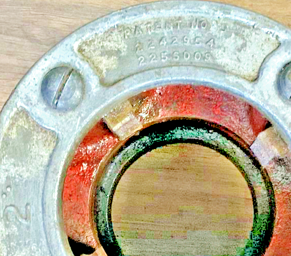 RIDGID 101 2" DIE HEAD PIPE THREADER