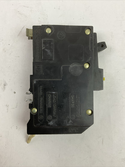 SQUARE D QO115GFI GROUND FAULT CIRCUIT BREAKER 1POLE 15AMP 120VAC