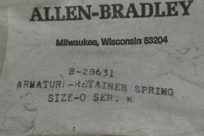 LOT of 10 / ALLEN-BRADLEY B-28631 ARMATURE RETAINER SPRING SIZE 0 / NEW SURPLUS