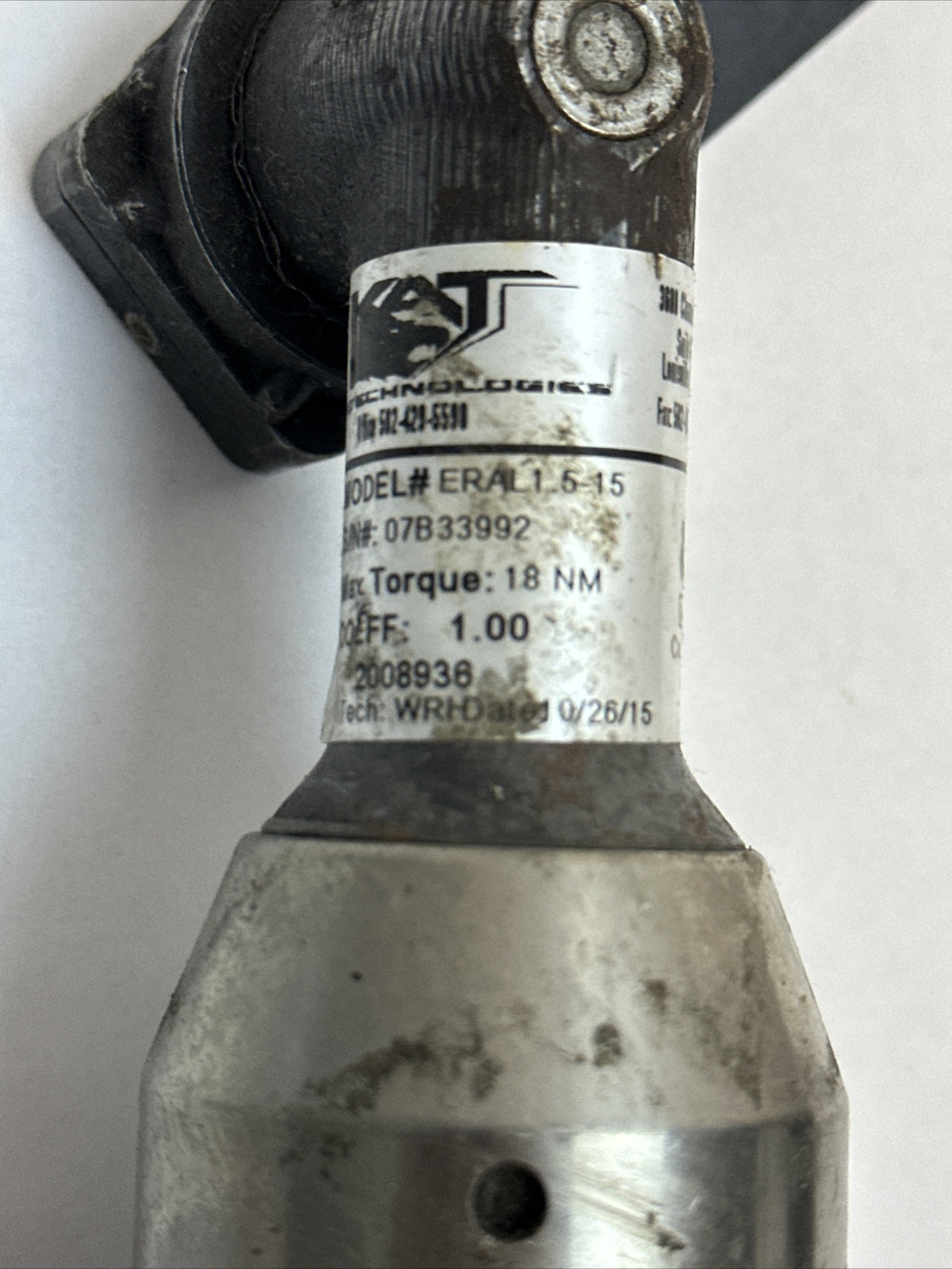 CP ERAL1.5-15 NUTRUNNER 5B28/3221/22250/G8-4614 17.07mm