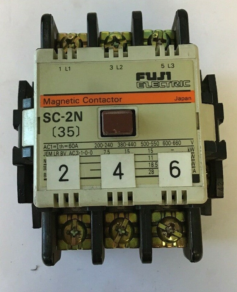 FUJI ELECTRIC SC-2N/4NC1Q0 MAGNETIC CONTACTOR 35A, 220-240V