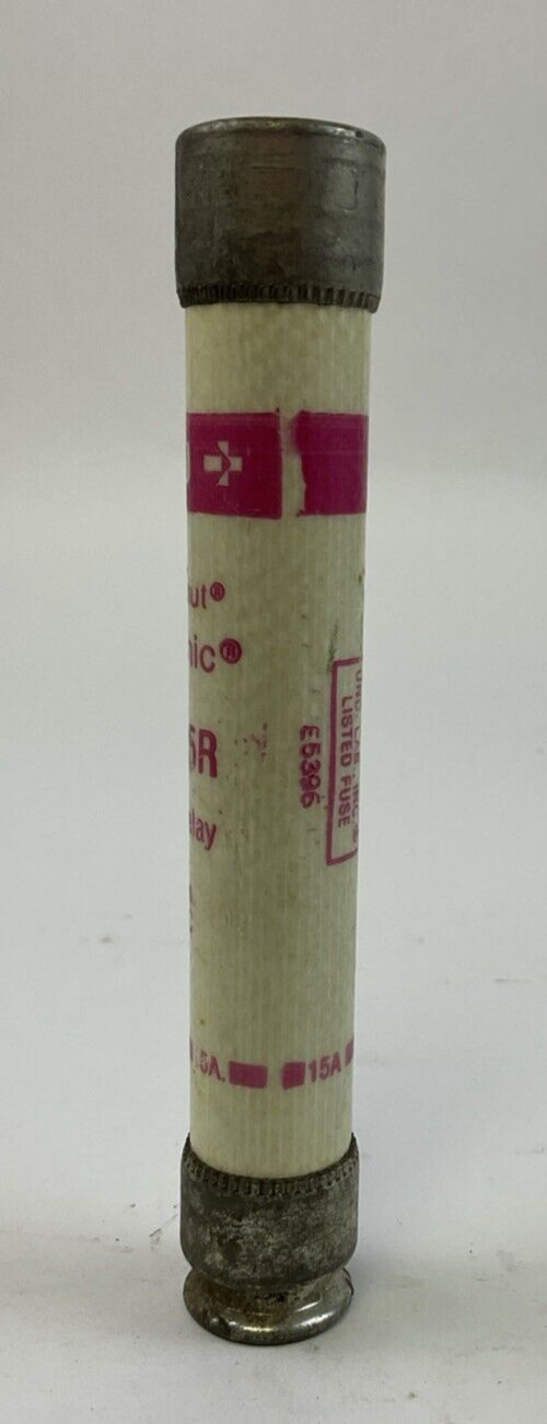 GOULD SHAWMUT TRI-ONIC TRS15R TIME DELAY FUSE 600VAC 15A (LOT OF 7)