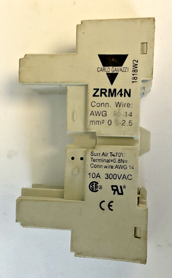 CARLO GAVAZZI ZRM4N CONTACTOR 300VAC 10A
