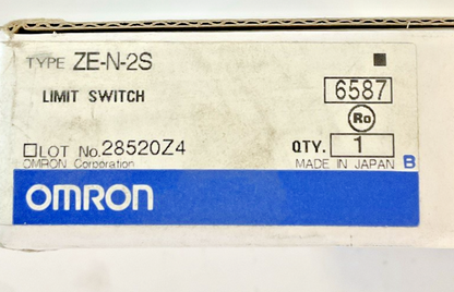 OMRON ZE-N-2S LIMIT SWITCH 15A 400VAC