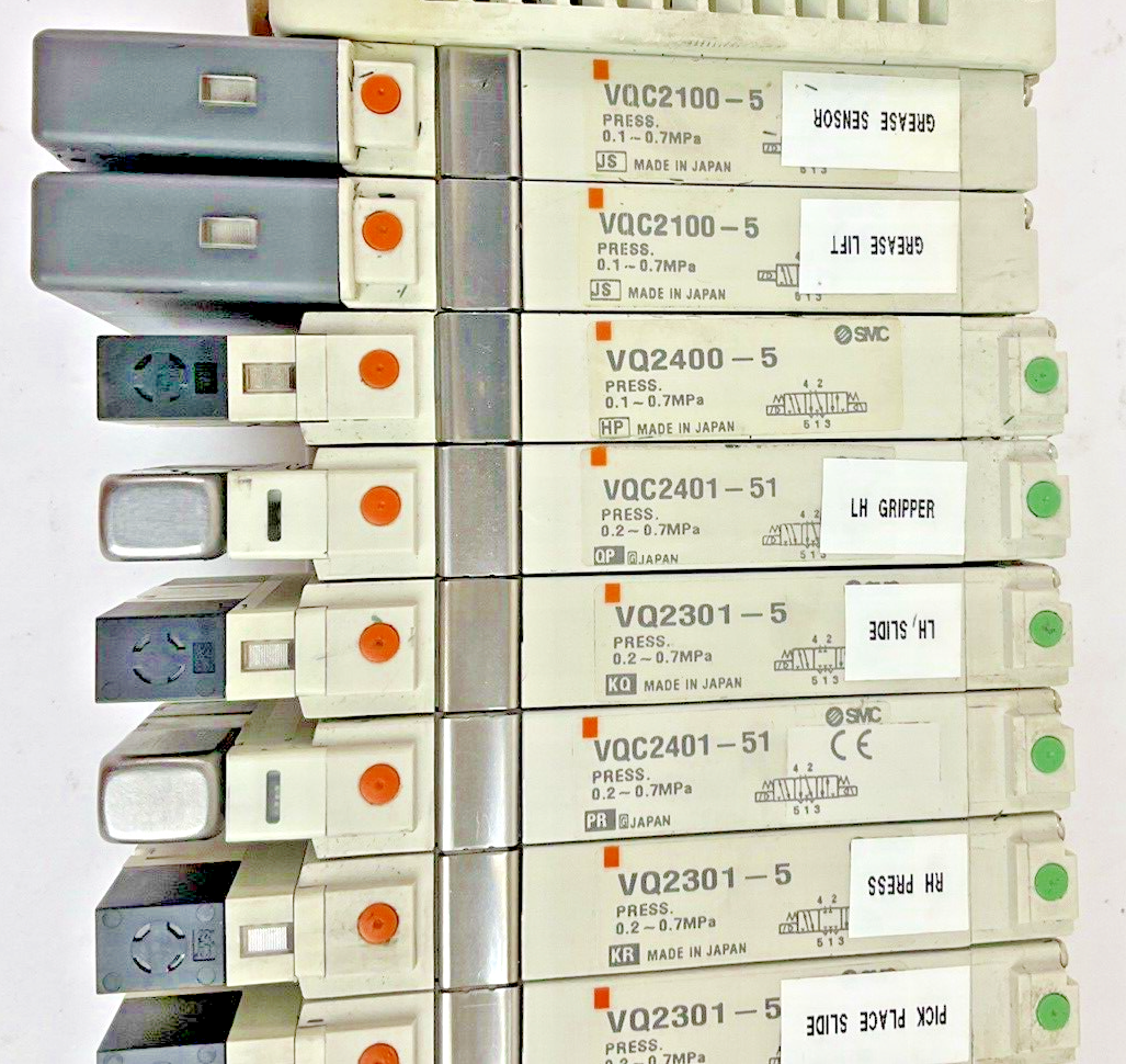 SMC VV5QC21-12C6FD2-DS-NUC MANIFOLD VQC2100-5(2) VQC2401-51(4), VQ2301-51(5)