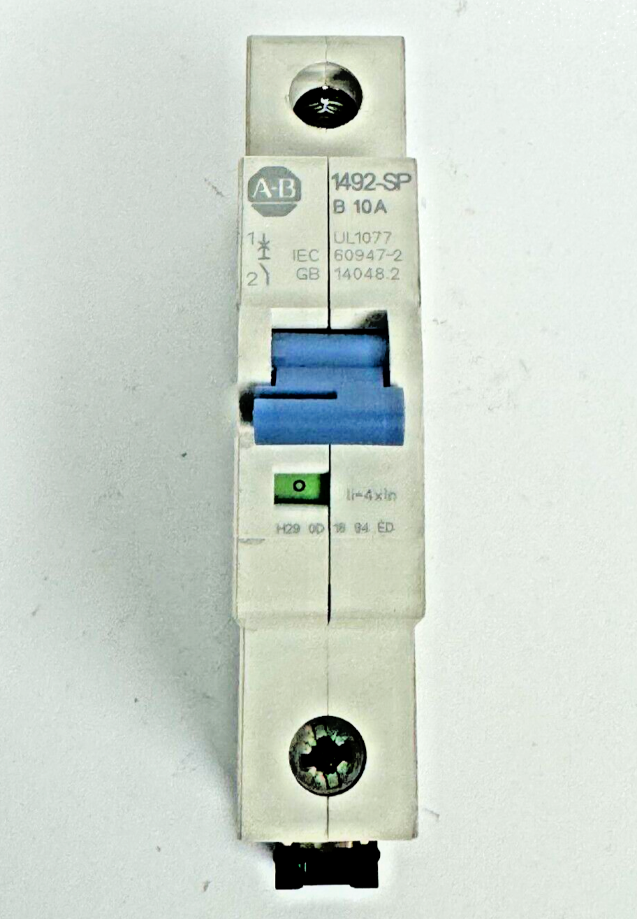 ALLEN-BRADLEY - 1492-SPM1B100 SER. D - CIRCUIT BREAKER - 1 P, 10 A, 277 V