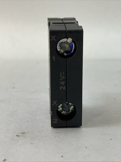 ALLEN BRADLEY 800F-N3G SER B GREEN LED LAMP MODULE 17mA 24VAC (LOT OF 2)