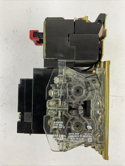SQUARE D 8536SBG2 SIZE 0 STARTER 600VAC 5HP B4.15 HEATERS 31041-400-42 COIL 120V