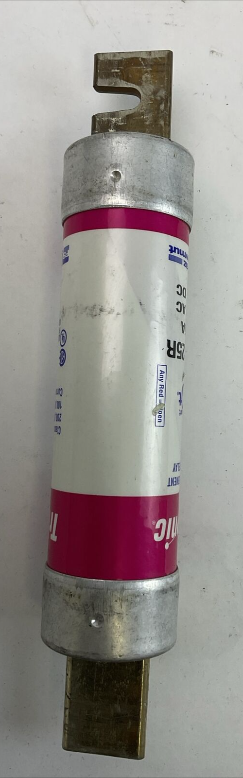 FERRAZ SHAWMUT TRS125R TRI-ONIC SMART SPOT DUAL ELEMENT FUSE 600V 125AMP