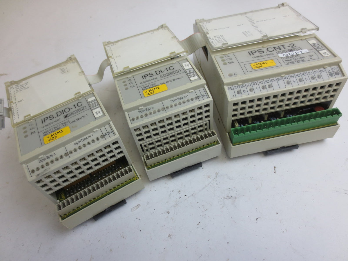 MAN ROLAND IPS.CNT-2 COUNTER MODULE + IPS.DI-1C DIGITAL INPUT +  IPS.DIO-1C I/O