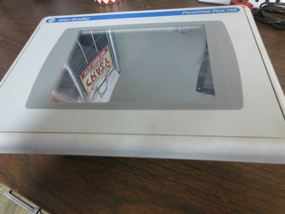 ALLEN-BRADLEY 2711P-RDT7C Ser. C PANELVIEW PLUS w/ 2711P-RP1 Ser. G LOGIC MODULE