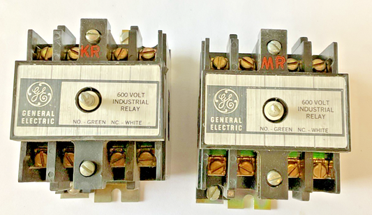 GENERAL ELECTRIC CR120B04002 RELAY SER.A 600V (1)MISSING COIL****LOTOF2****