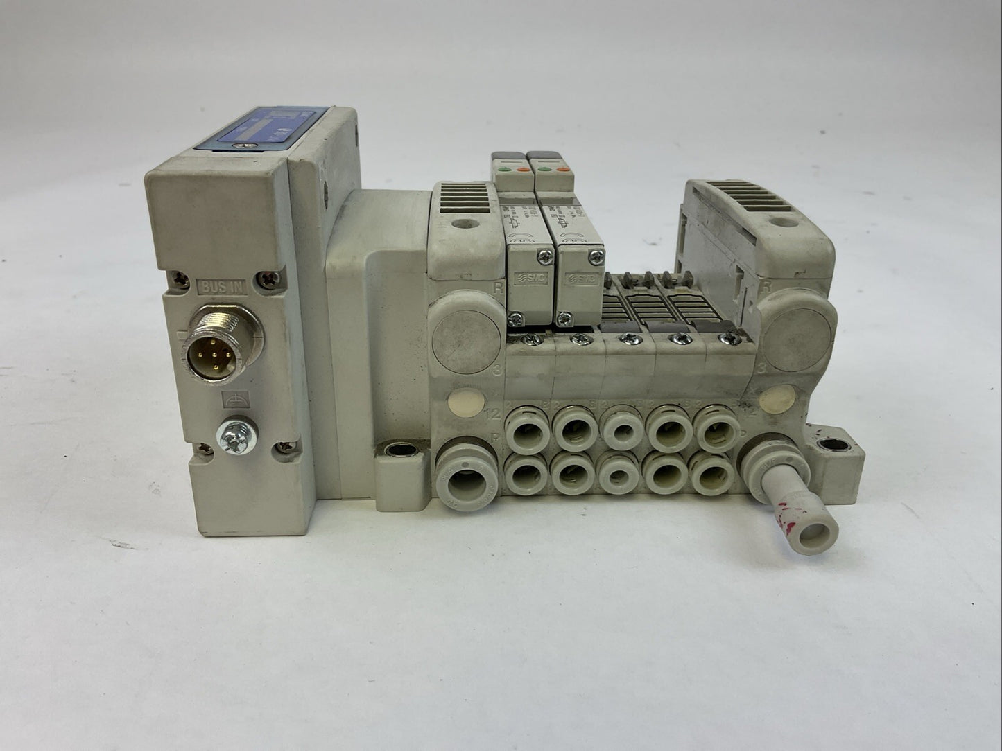 SMC EX260-SIL1-X210 24VDC COMPACT SERIAL INTERFACE (2)VQC1400N-51 SOLENOID VALVE