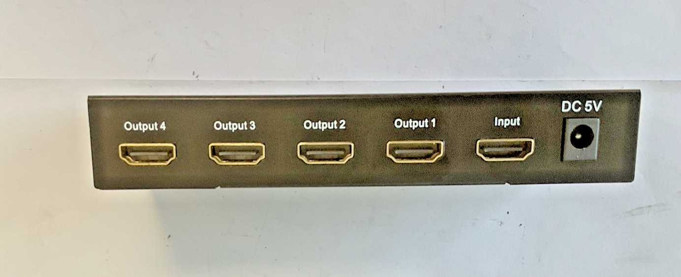 REI HD-104 HDMI SPLITTER 1X4 5VDC