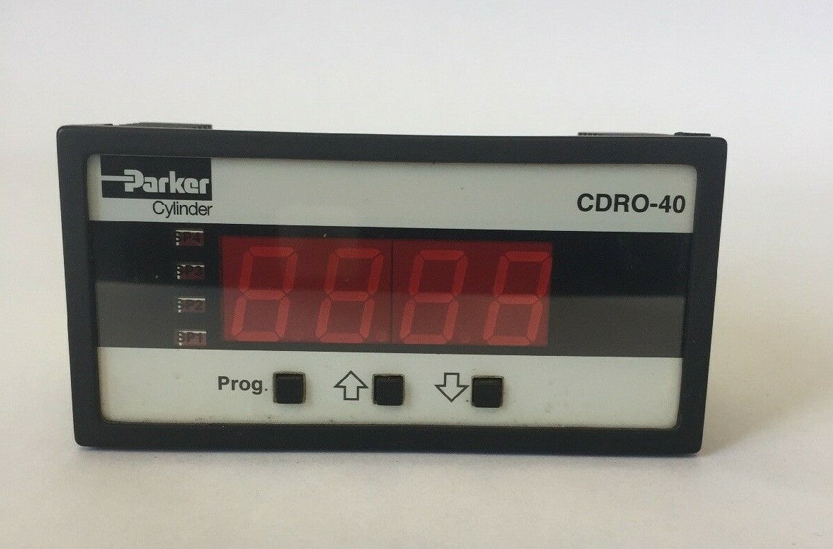 PARKER 1493451VX CDRO-40 PANEL METER CONTROLLER ANALOG OUTPUT 0-10VDC