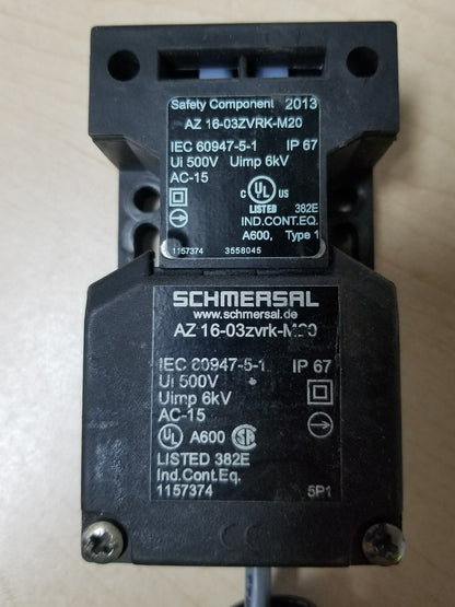 SCHMERSAL Safety interlock Switch AZ16-03ZVRK-M20