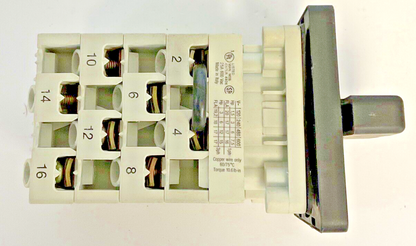 SPRECHER+SCHUH LE 2-25 ROTARY CAM SWITCH 25A 600VAC 50/60HZ