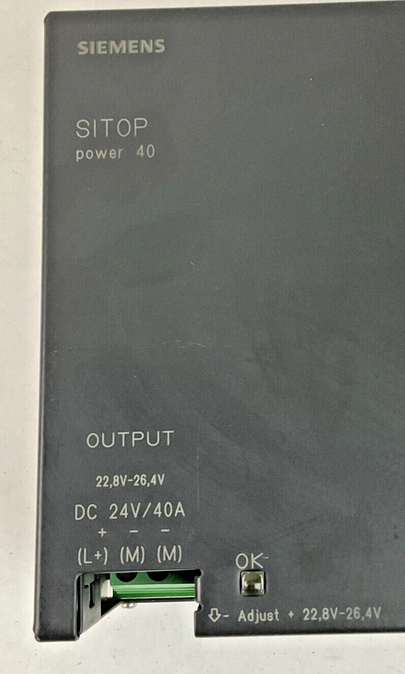 SIEMENS 6EP1 437-2BA10 SITOP POWER 40 24VDC