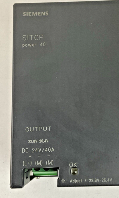 SIEMENS 6EP1 437-2BA10 SITOP POWER 40 24VDC
