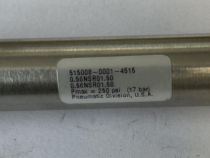 PARKER 0.56NSR01.50 AIR CYLINDER 250PSI