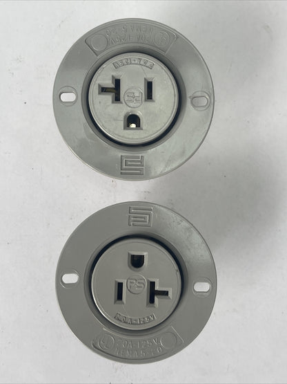 PASS & SEYMOUR 5379-SS OUTLET 20A 125V NEMA 5-20 (LOT OF 2)