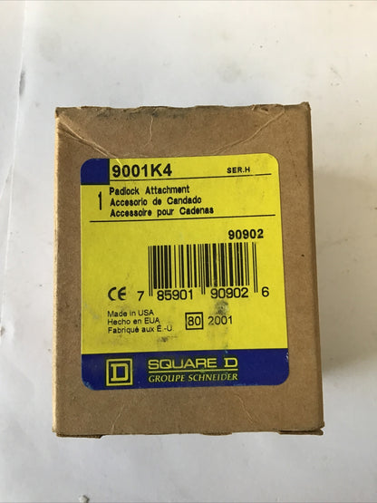 SQUARE D 9001K4 PADLOCK ATTACHMENT SER. H  ***LOTOF3***