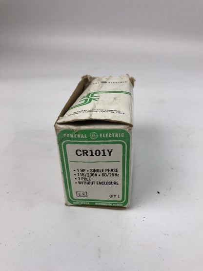 GE CR101Y 1HP SINGLE PHASE 115/230V 60/25HZ 1 POLE WITHOUT ENCLOSURE