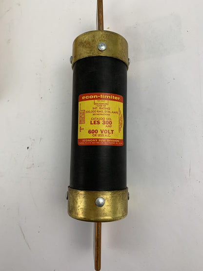 Economy Fuse LES300 300A 600V Class K5 Fuse