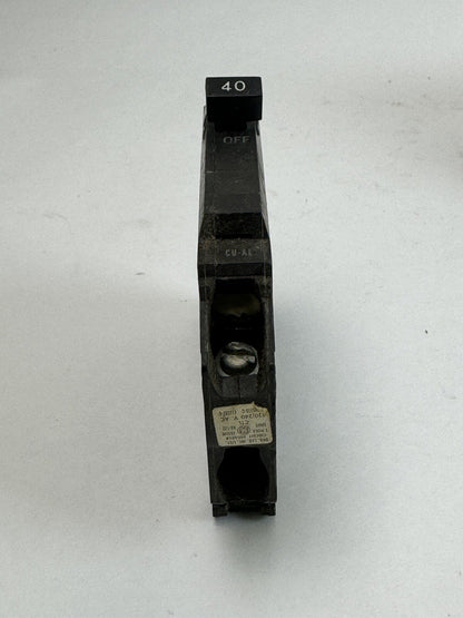 GE **LOT OF 6** THQP140 - CIRCUIT BREAKERS -  1 POLE, 40 A, 240 VAC