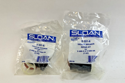 SLOAN V-551-A VACUUM BREAKER REPAIR KIT FOR V-500A & V-500-AA LOT OF 2