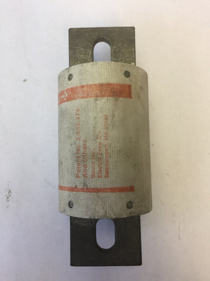 GOULD SHAWMUT AMPTRAP A60X600 FUSE 600 AMP 600 VOLTS TYPE 4 FORM 101