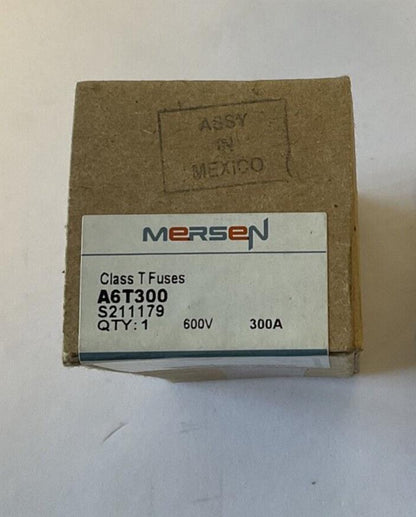 FERRAZ SHAWMUT A6T300 FUSE  300AMP 600VAC 300VDC