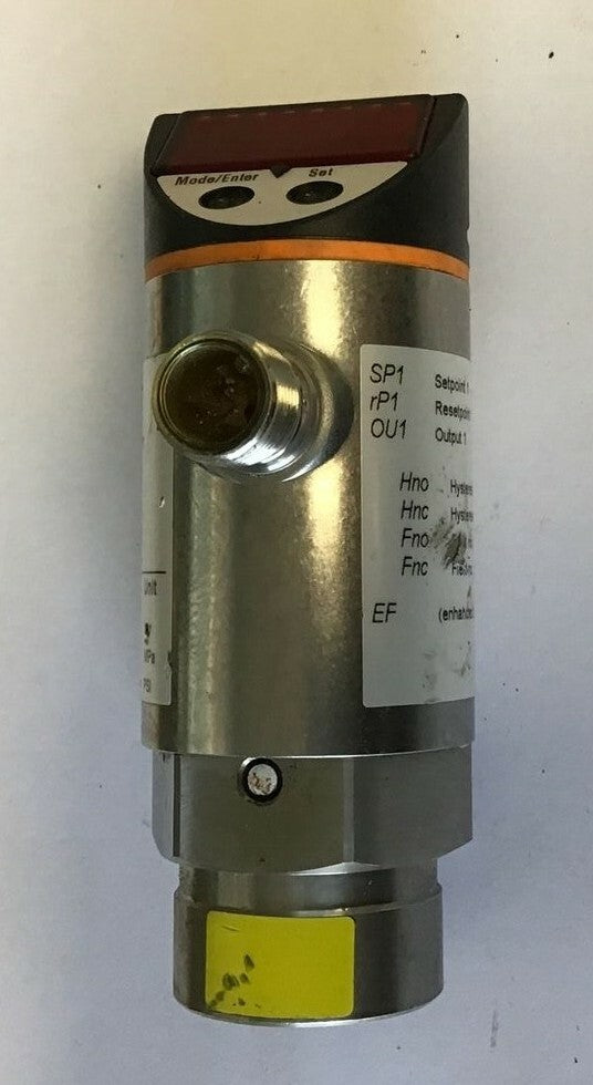 IFM PN5204 PRESSURE SWITCH PORT 1/4 18-36VDC 250MA