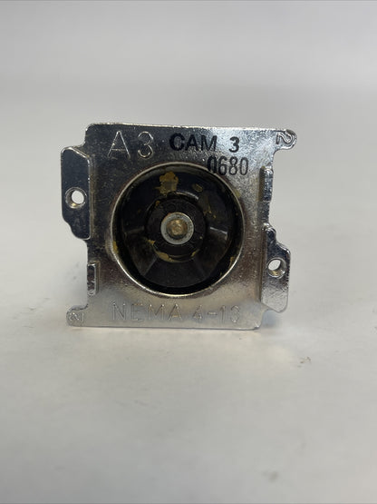 CUTLER HAMMER 10250T15334 SELECTOR SWITCH KEY OPER. NEMA 3-13 3 POS.SPR. RET.