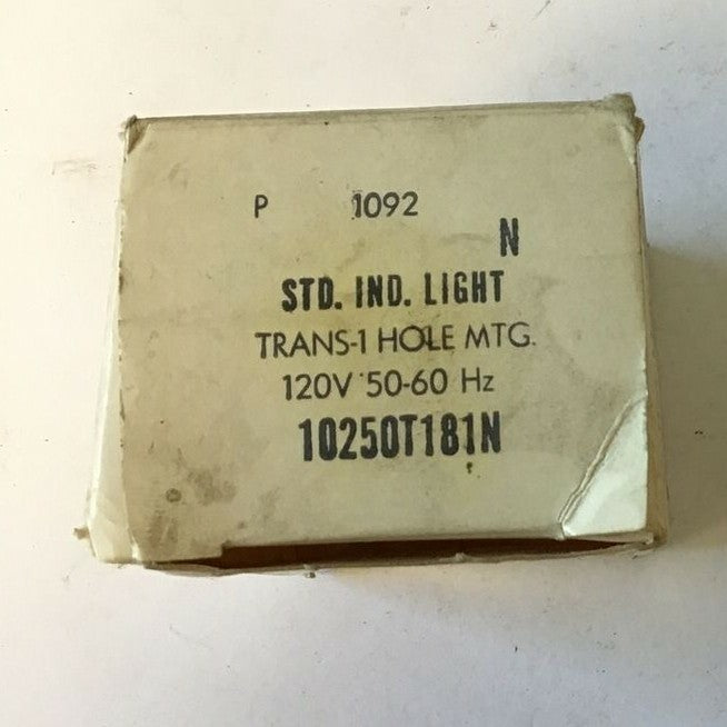 CUTLER HAMMER/ EATON 10250T181N PILOT LIGHT 120V 50/60HZ
