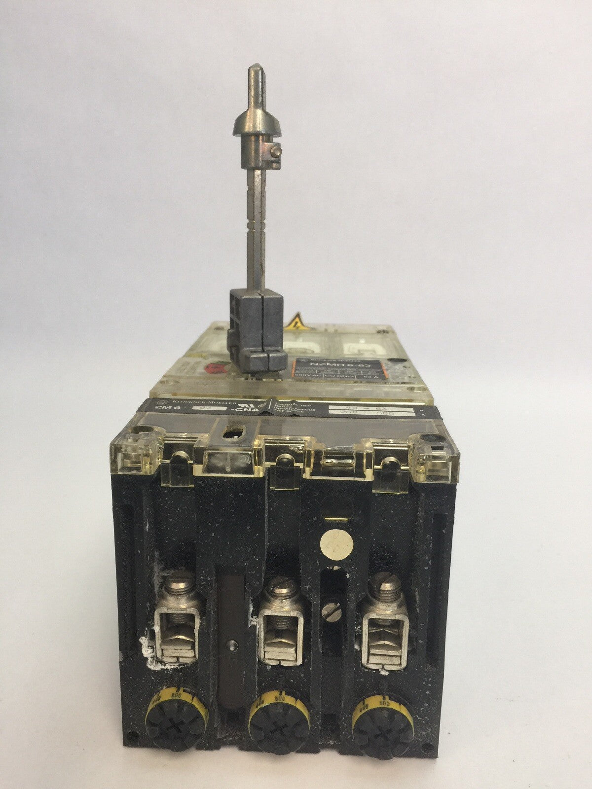 KLOCKNER MOELLER NZMH6-63 CIRCUIT BREAKER 600VAC 63A ZM6-63-CNA THERMAL TRIP