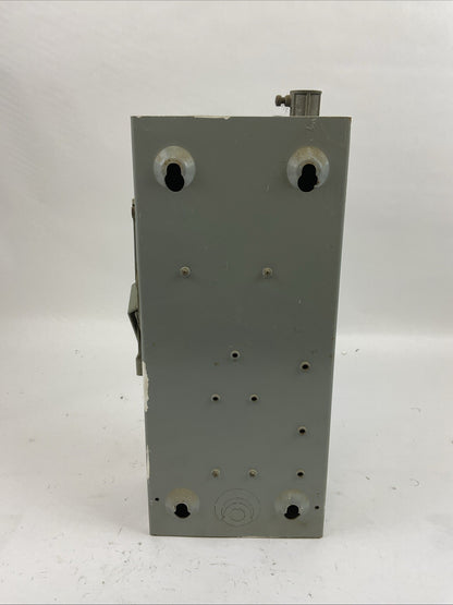 SQUARE D H361 SERIES E1 30AMP 600VAC 3PH 20HP 600VDC 15HP FUSIBLE SAFETY SWITCH