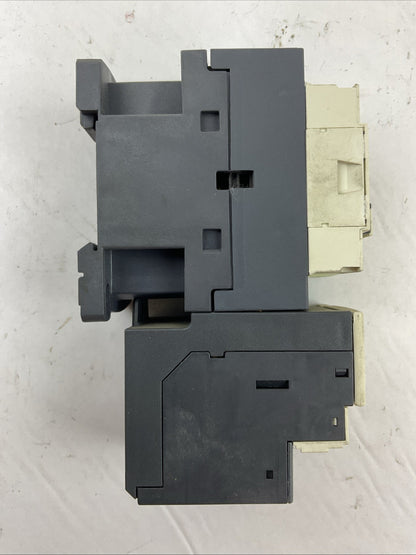 SCHNEIDER STARTER LC1 D09 CONTACTOR 25A 600VAC 7.5HP LRD 08 RELAY 2.5-4A