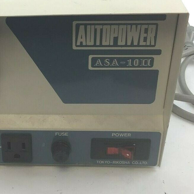 TOKYO-RIKOSHA AUTOPOWER ASA-10II STABALIZED POWER SUPPLY 100V 10A 1KVA
