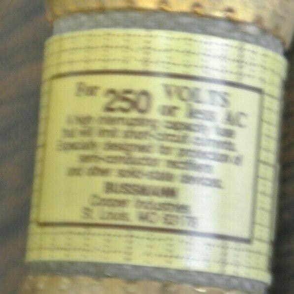 BUSSMANN / TRON KAB40 RECTIFIER FUSE / 250V / 40A / NEW SURPLUS / EACH
