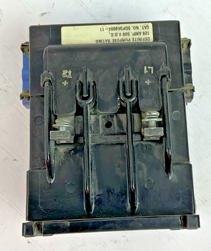 JOSLYN CLARK 5DP3A9004-11 DRIVE CONTACTOR 120V 50/60HZ 126A 500VDC