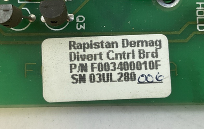 RAPISTAN DEMAG DIVERT CONTROL BOARD F003400010F