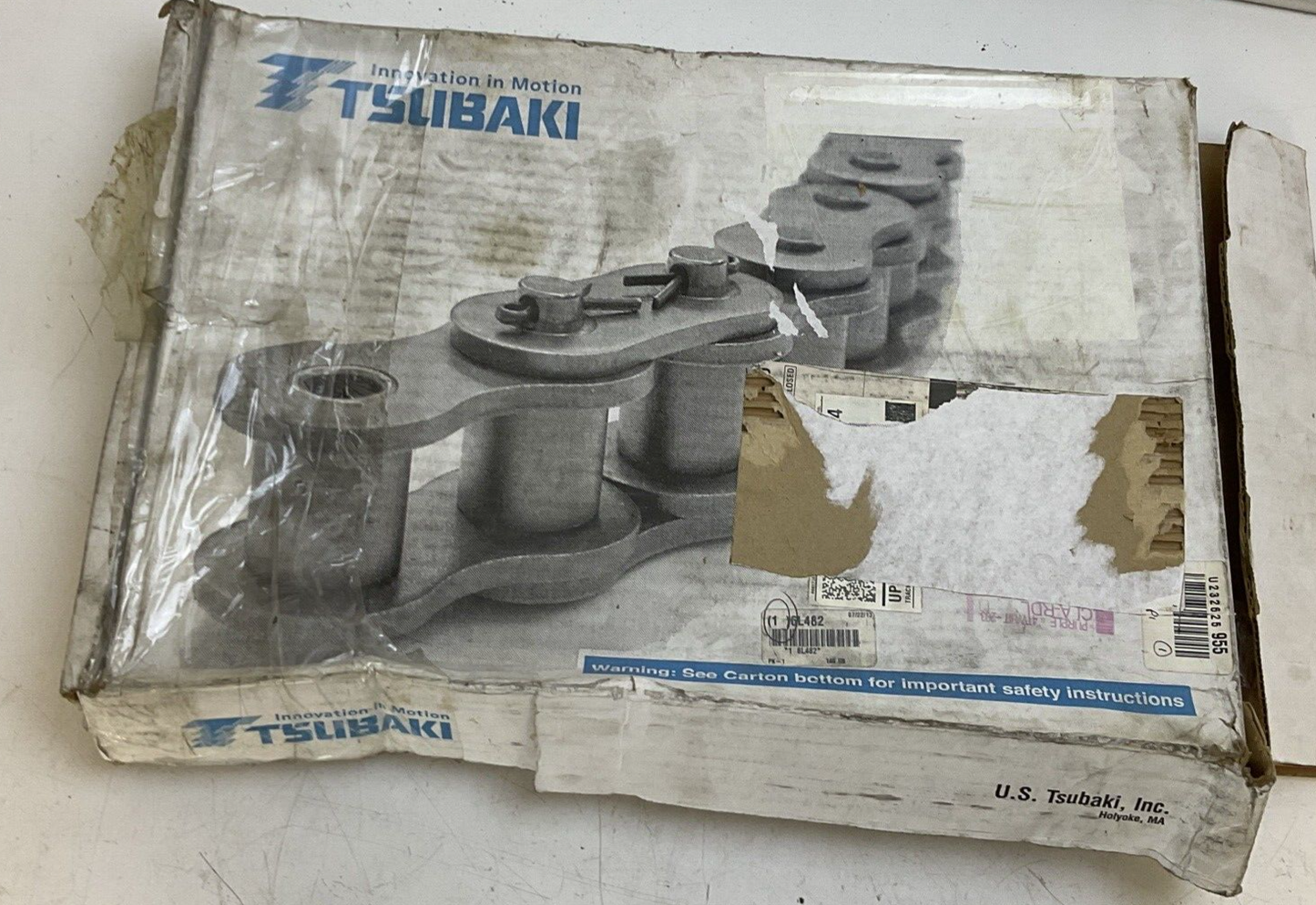 TSUBAKI RS 140 RIV ROLLER CHAIN 10'