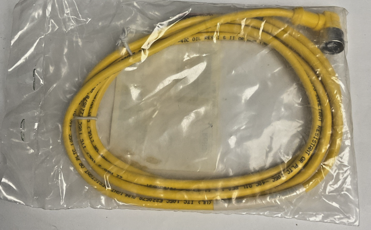 TURCK WKB 3T-2 90 DEGREE PLUG CORDSET 250V 4A