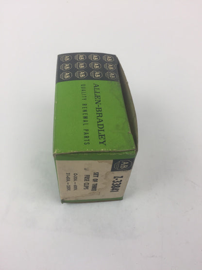 ALLEN BRADLEY Z-33841 SET OF THREE FUSE CLIPS 0-30A 600V 31-60A 250V