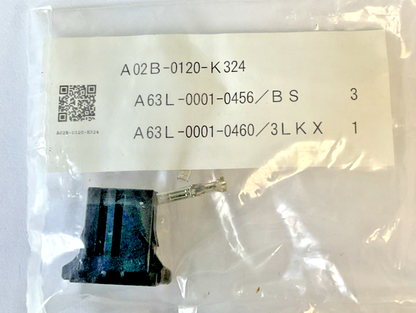 FANUC A02B-0120-K324 CONNECTOR A63L-0001-0456/ A63L001-0460***LOTOF2***
