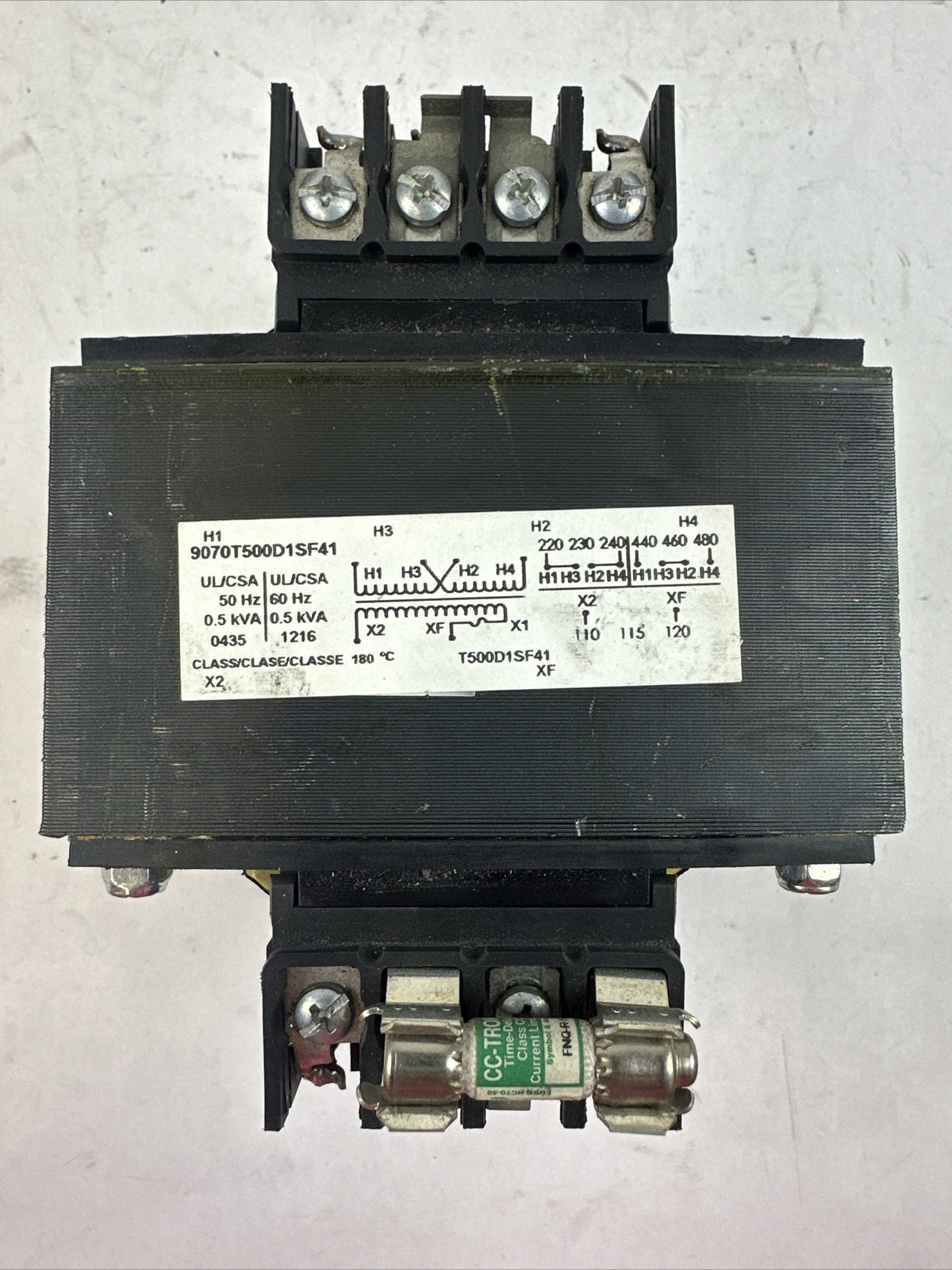 SQUARE D 9070T500D1SF41 TRANSFORMER 0.5kVA