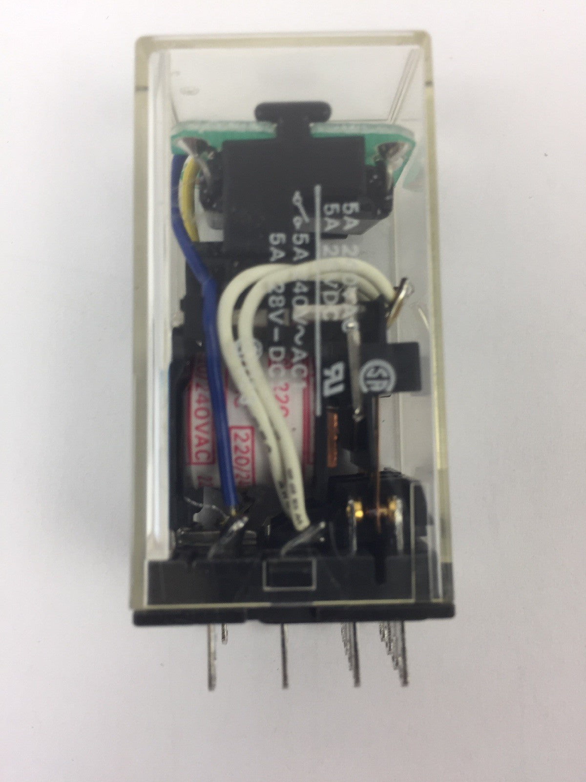 OMRON MY4Z-CR RELAY 220/240 VAC WITH OMRON PYF14A-E RELAY SOCKET